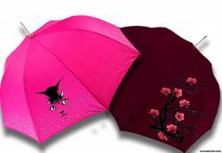 переделка,как украсить зонт,расписные зонты