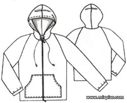 free pattern, анорак, мужской анорак, выкройка, pattern sewing