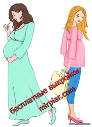 скачать выкройки туники и платья для беременных бесплатно