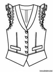 free pattern, жилет, топ, блуза, выкройки скачать, pattern sewing, Ска free pattern, жилет, топ, блуза, выкройки скачать, pattern sewing