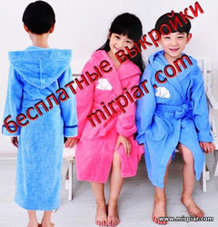 pattern sewing, детская одежда, детские халаты, детские выкройки