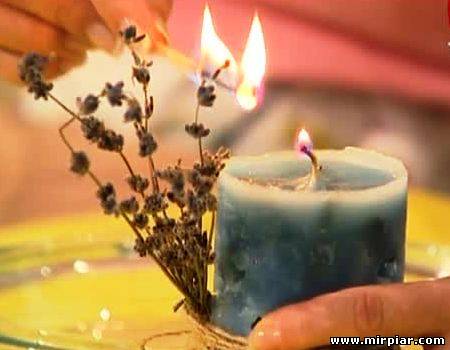 Декоративные свечи своими руками