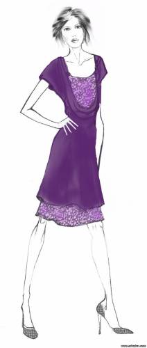 Двойное платье - элегантный сарафан и туника
