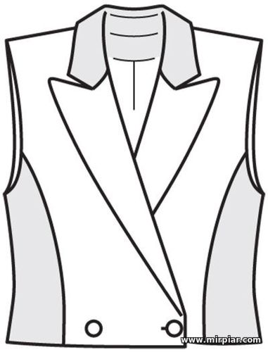 free pattern, жилет, выкройка жилета, выкройки скачать, pattern sewing, Скачать, шитье, готовые выкройки, выкройки бесплатно