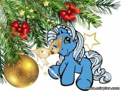 символ 2014 года Синяя лошадь