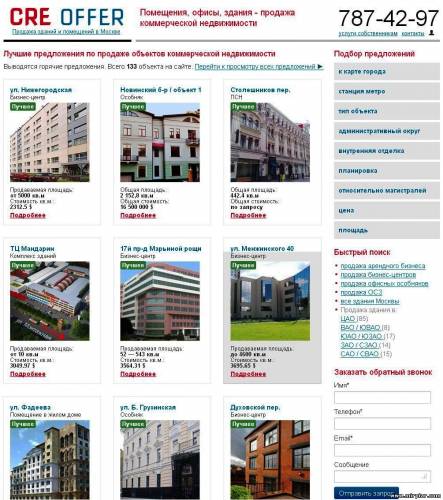 предложения по продаже зданий в Москве