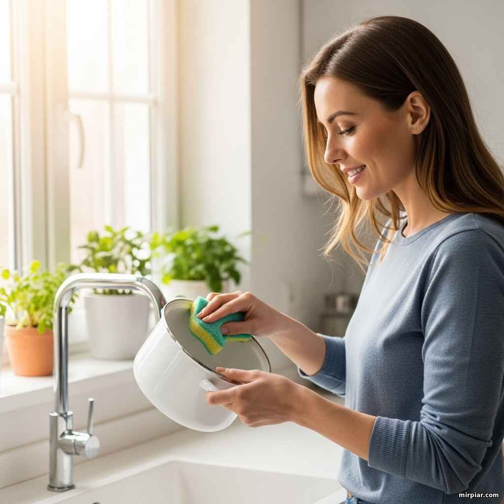 как отмыть пригоревшую кастрюлю