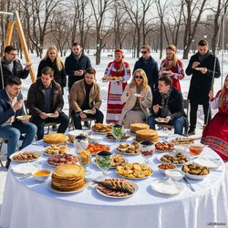 кейтеринг на Масленицу